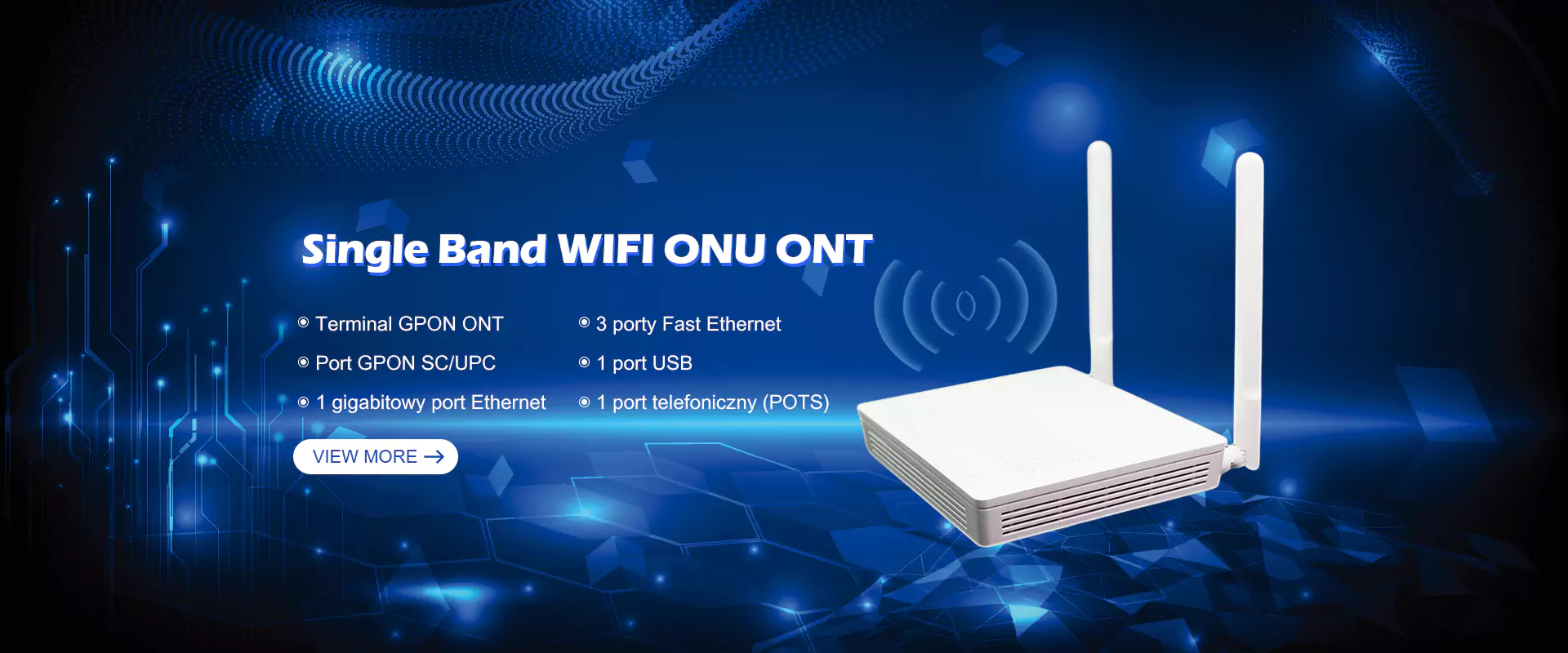 シングルバンドwifi onu ontサプライヤー